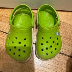 CROCS Kids Bright Green Clogs